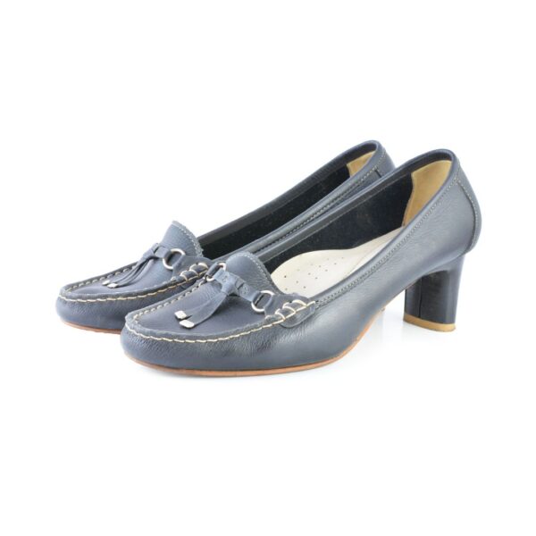 Grey Low Heels